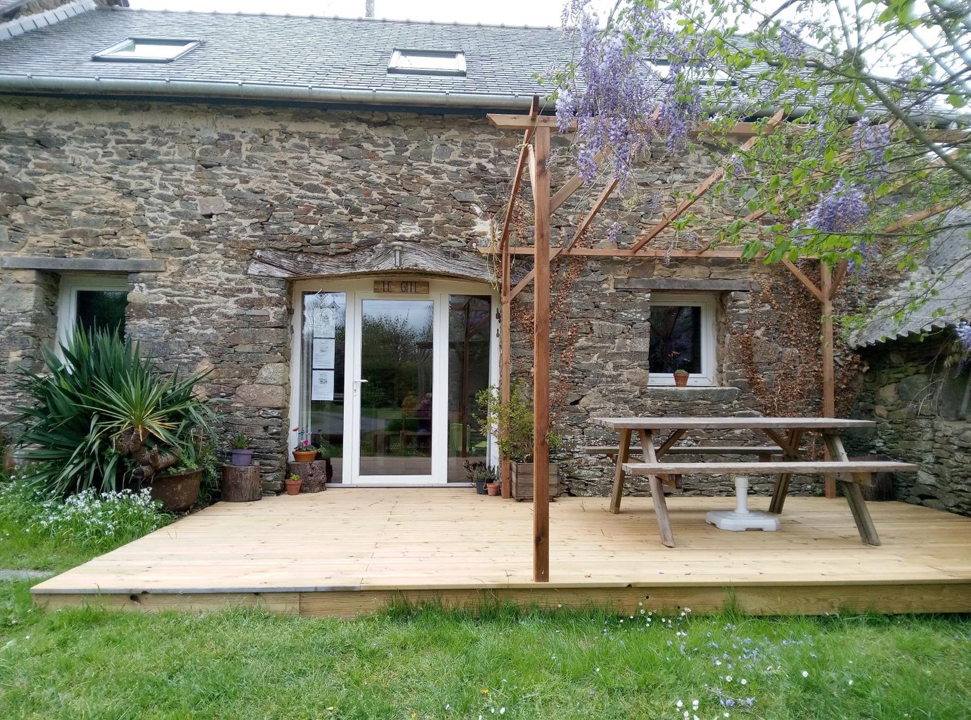Le Jardin Enchanteur, Chaleureuse Maison D'Hotes Eco-Responsable, Calme Et Accueillante Lopérec Exterior foto